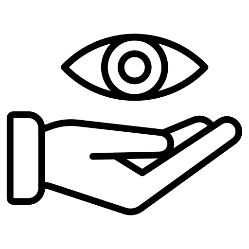 Eye insurance medical sight eye insurance icon