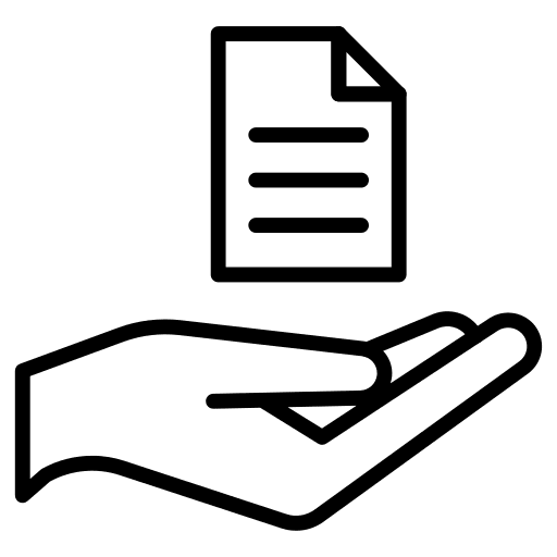 File hand protection file icon