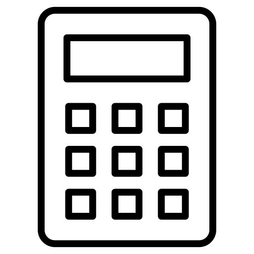 Calculator calculating math calculator icon