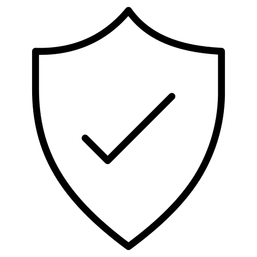 Shield protected shield protection icon