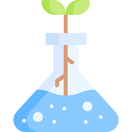 Flask ecology and environment laboratory research icon