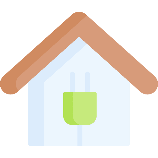 Green house efficient green home real estate icon