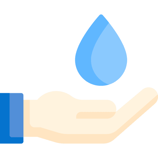 Save water save water ecology and environment sanitary icon