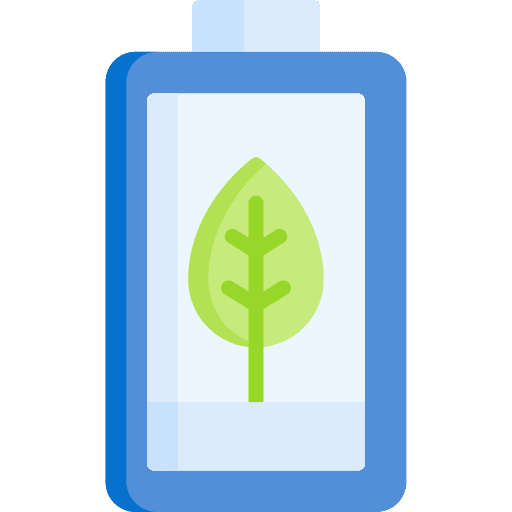Battery green energy eco friendly save energy icon