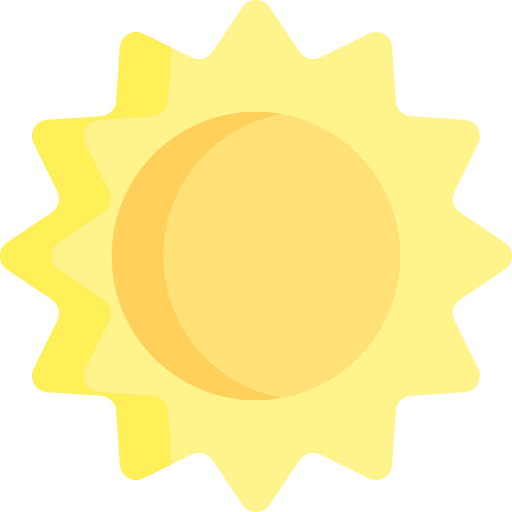 Sun meteorology sun weather icon
