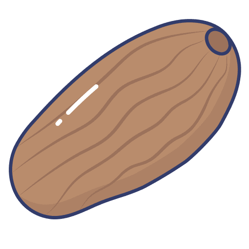 Peanut salty food and restaurant nut icon