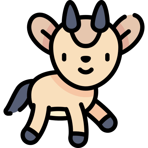 Antelope wildlife animals mammal icon