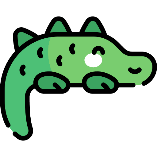 Crocodile crocodile reptile alligator icon