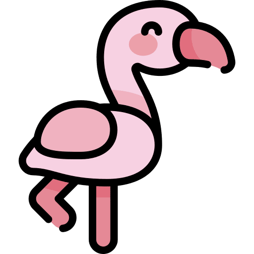 Flamingo animal kingdom zoo animals icon