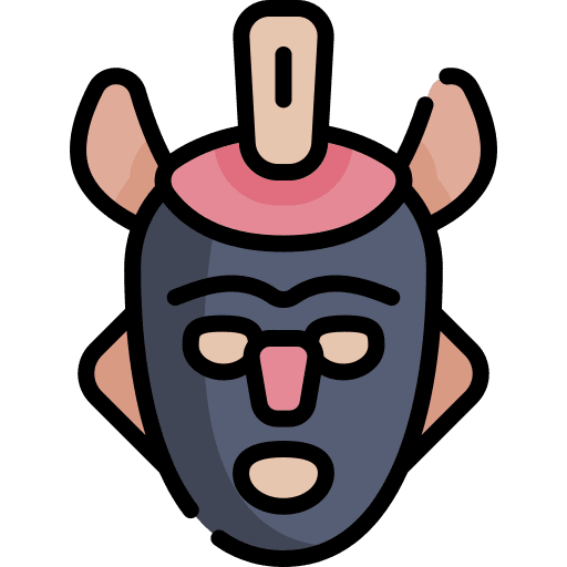 Mask tribe mask tribal icon