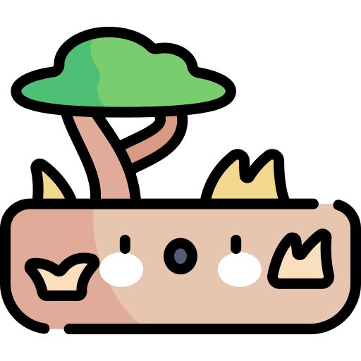 Plain grass scenery landscape icon