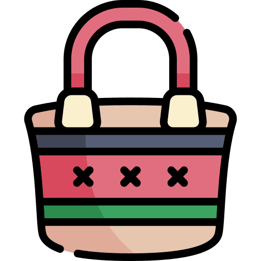 Kiondo woven handbag accessories icon