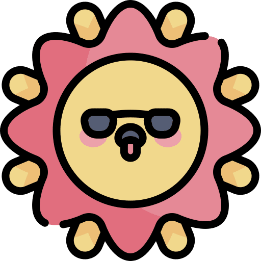 Sun summer sunny nature icon