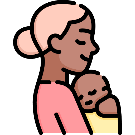 Mother child infant mom icon
