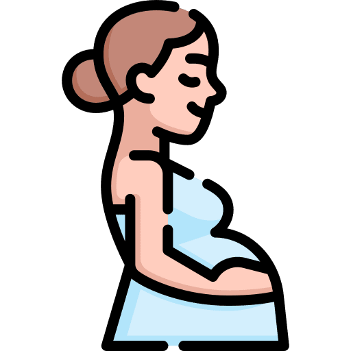 Pregnant pregnant maternity body icon
