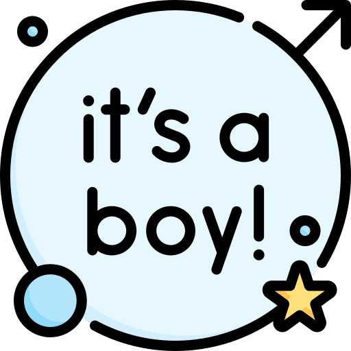 Boy sex symbol pregnancy kid and baby icon