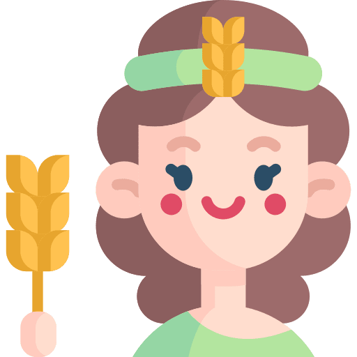 Demeter agriculture greek greece icon