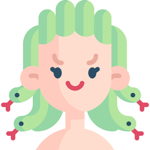 Medusa avatar snake cultures icon