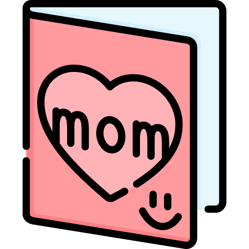 Mothers day celebration greeting card mothers day icon