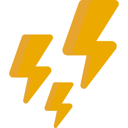 Zeus nature electrical flash icon