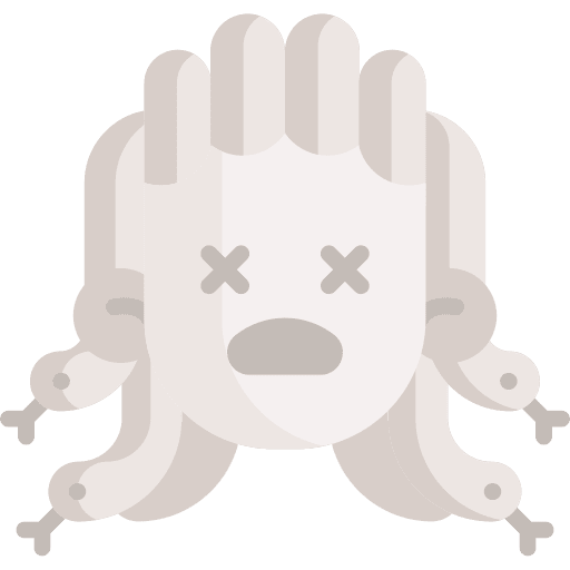 Medusa cultures character snakes icon