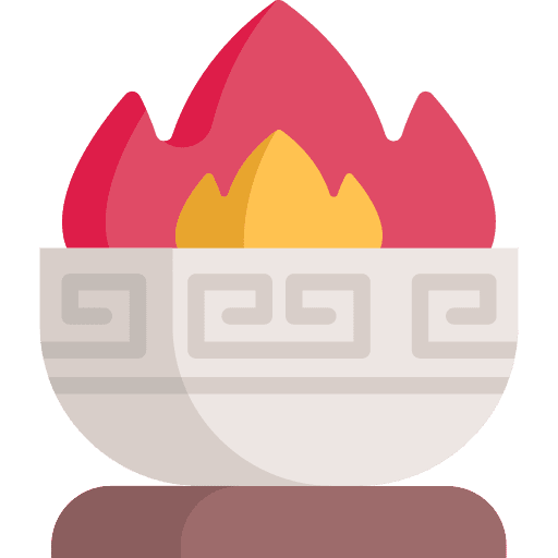 Pyre pyre fire flame torch icon