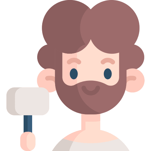 Hephaestus mythology cultures tool icon