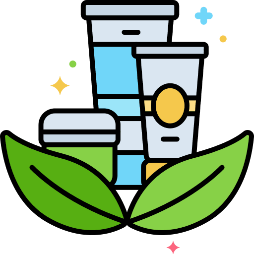 Cosmetics eco friendly bb cream cosmetics icon