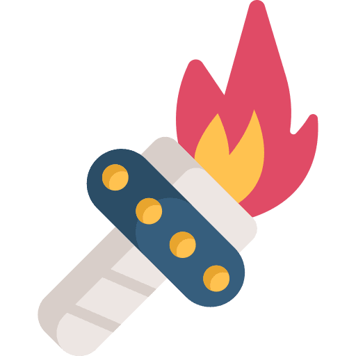 Torch electronics electronic light icon