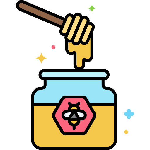 Honey pot honey jar sweet icon