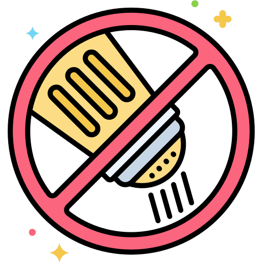 Sodium symbol sodium warnings icon