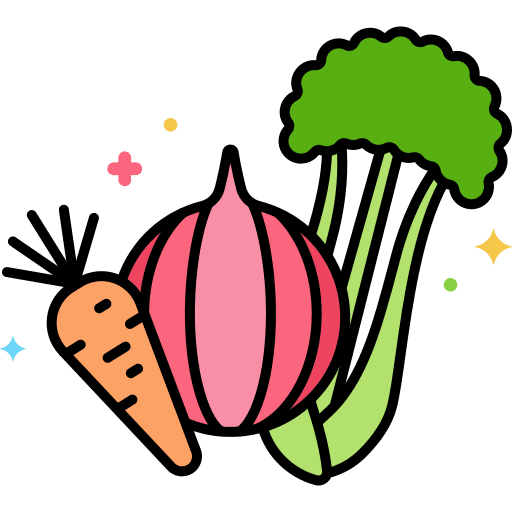 Vegetables organic onion vegetables icon