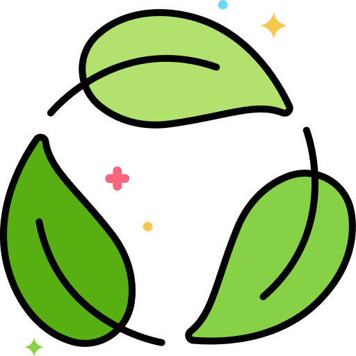 Biodegradable ecology and environment eco friendly biodegradable icon