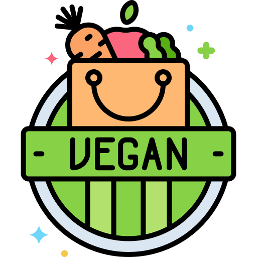 Vegan food vegetable vegan organic icon