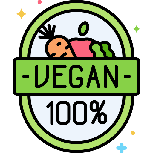 Vegan organic farming and gardening vegan icon