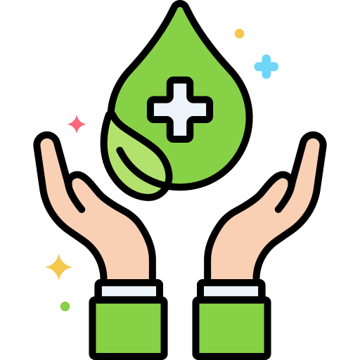 Dermatology healthcare and medical wellness health care icon