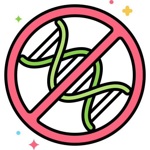 Gmo genetic engineering genetics signaling icon