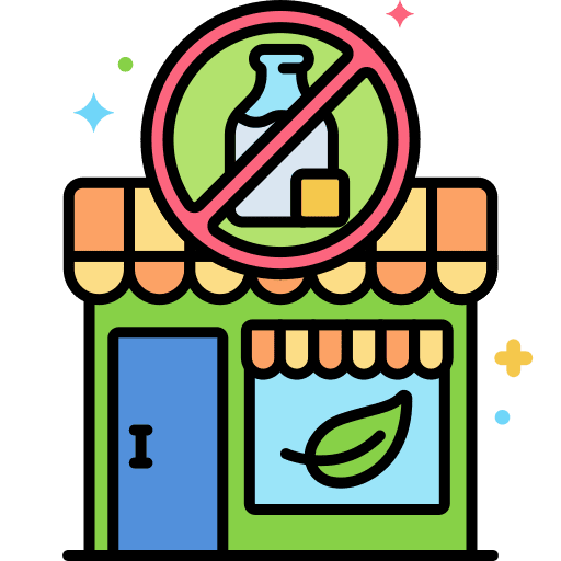 Market market vegan architecture and city icon