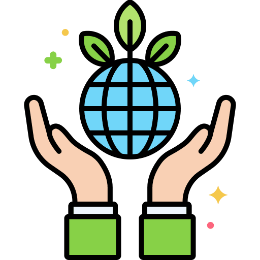 Sustainability plant leaf sustainable icon