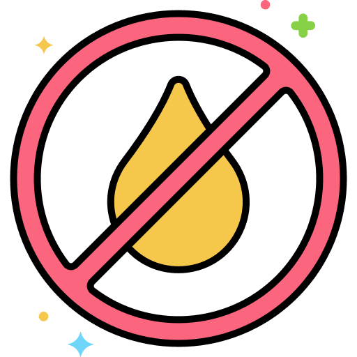 Trans fats free trans fats free warnings symbol icon