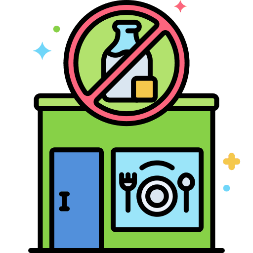 Vegan restaurant vegan organic icon