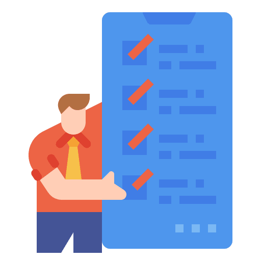 Checklist company smartphone reminder icon