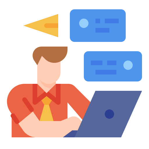 Communication company email organization icon