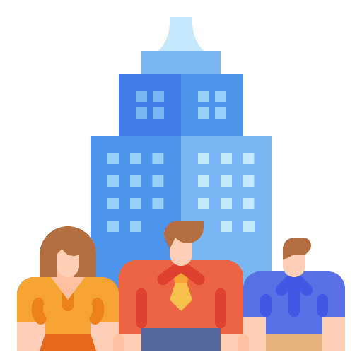 Company organization corporate agency icon