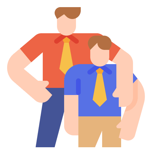 Support team support business and finance icon