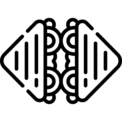 Sandwich snack meal bread icon