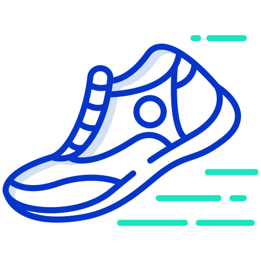 Sneakers fashion exercise footwear icon