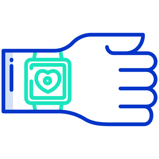 Smart watch sport heart rate electronics icon