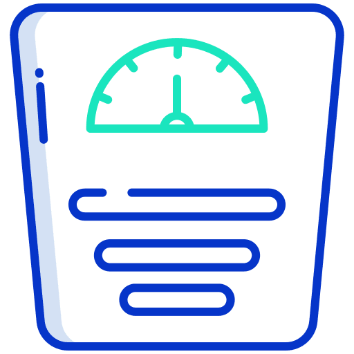 Weighing scale healthcare and medical diet weighing scale icon
