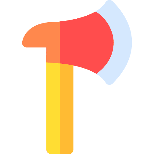 Axe miscellaneous fire firefighter icon